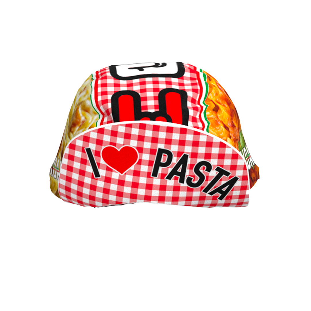 CAPPELLINO CICLISTA I LOVE PASTA