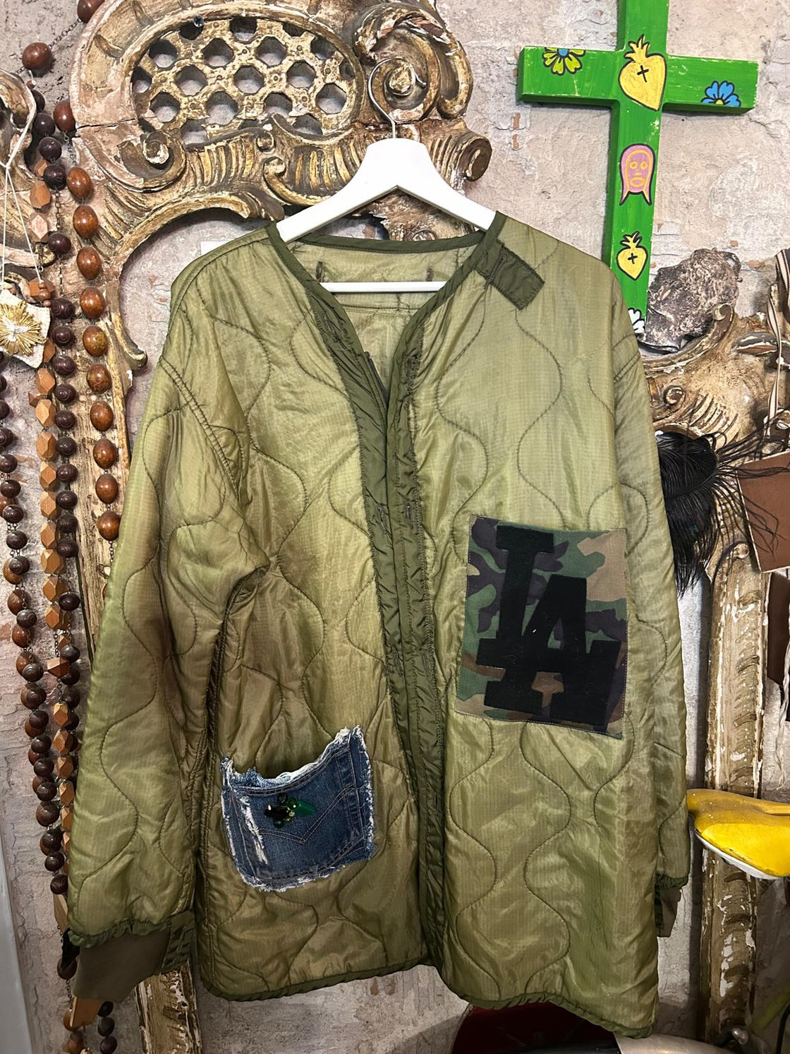 Giacca Trapuntata Militare N'7