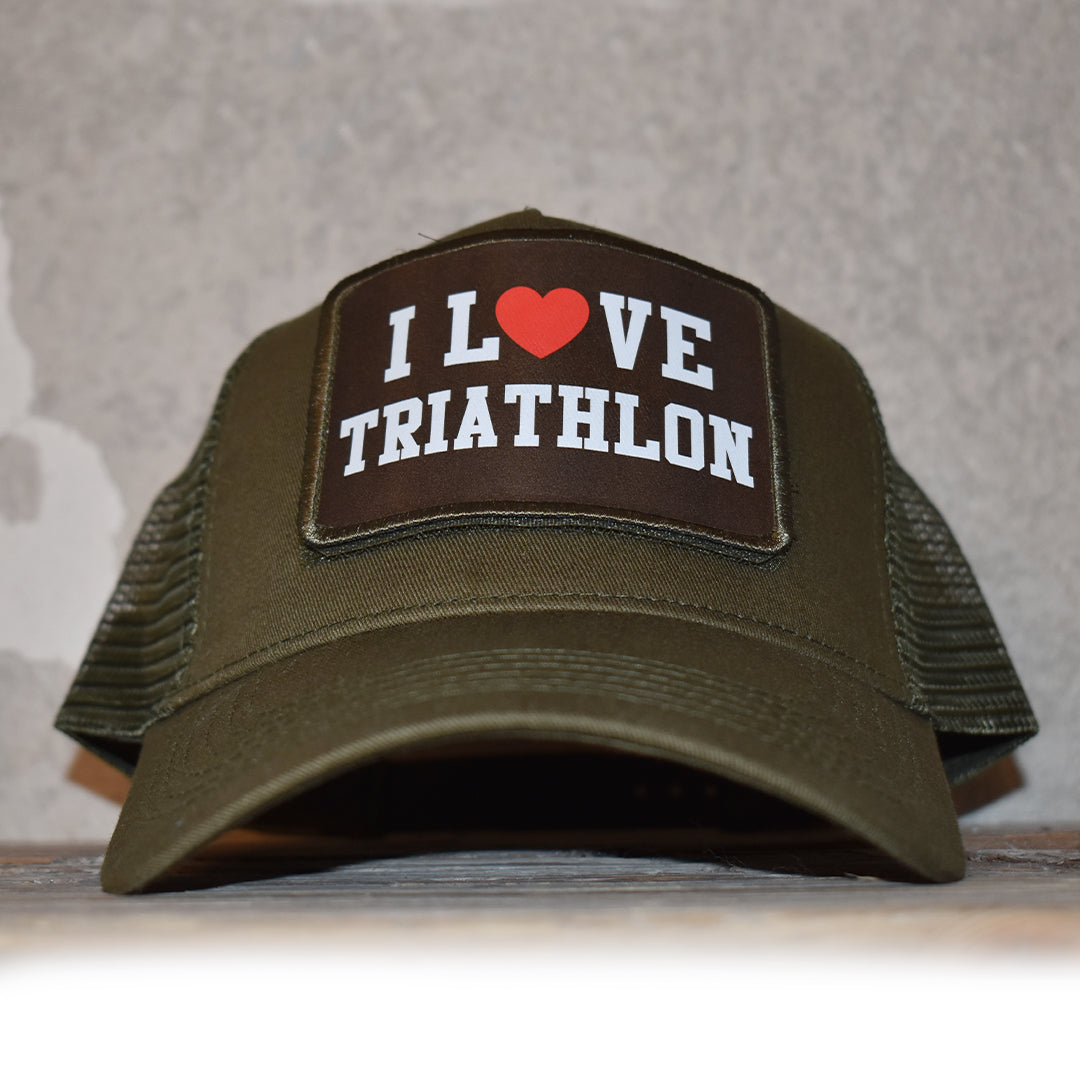 Cappellino I Love Triathlon