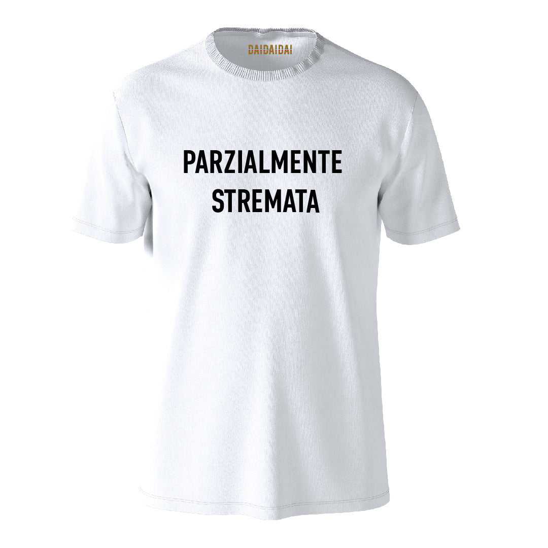 T-SHIRT BIANCA Parzialmente stremata