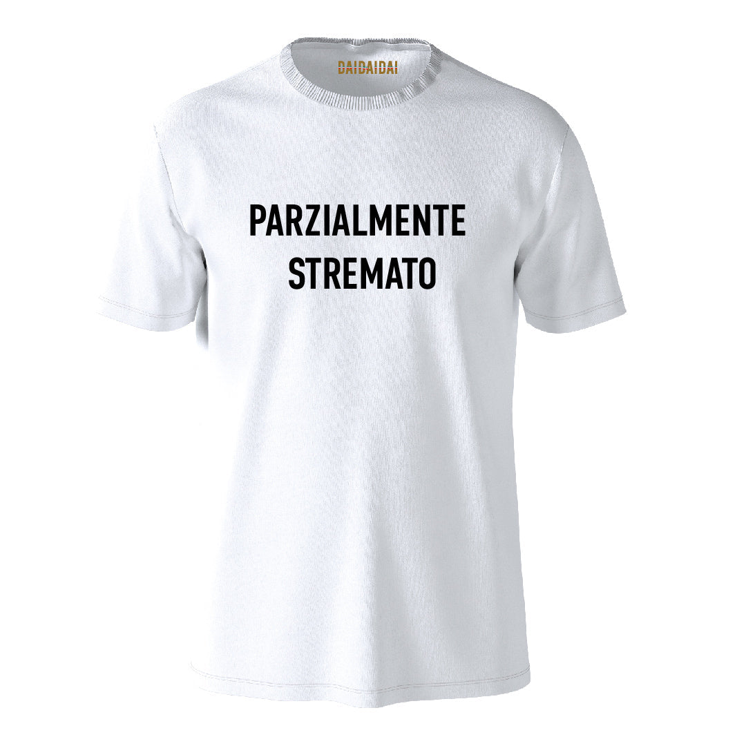 T-SHIRT BIANCA Parzialmente stremato