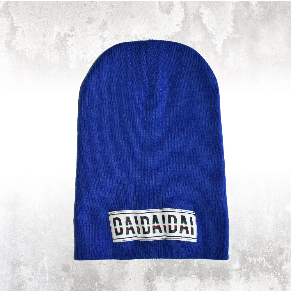 Beanie Lana Blu Manubrio