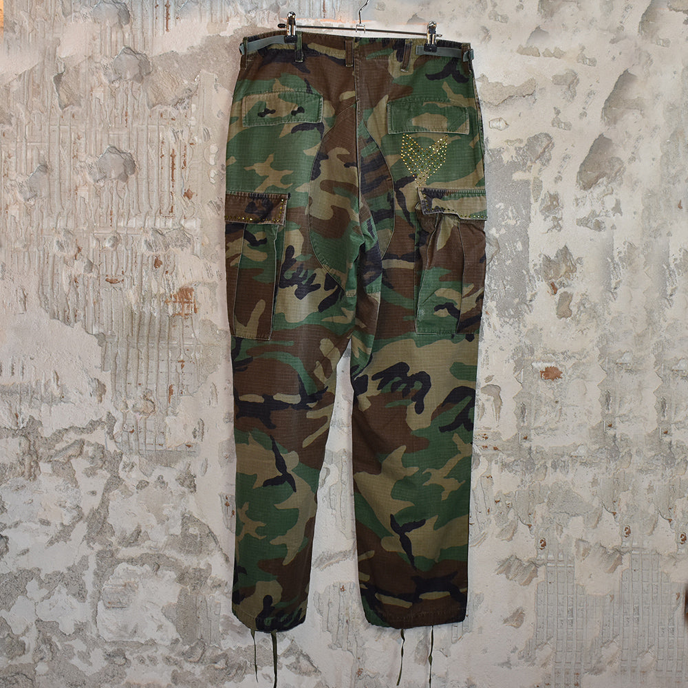 Pantalone Mimetico Strass