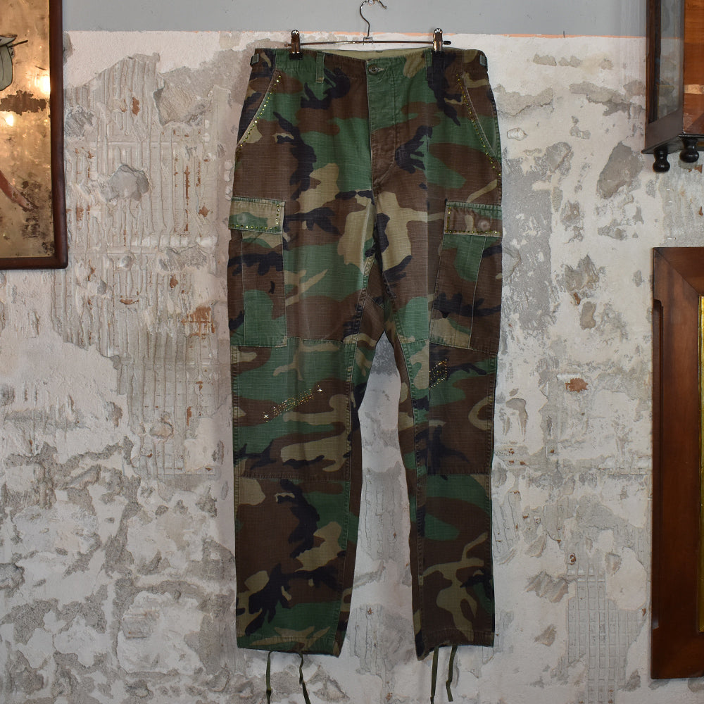 Pantalone Mimetico Strass