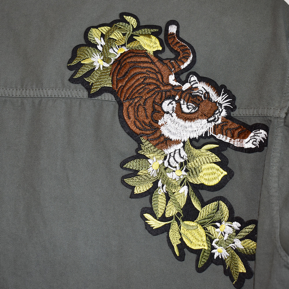 Camicia Vintage Patch Tigre