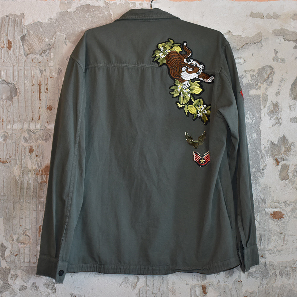 Camicia Vintage Patch Tigre