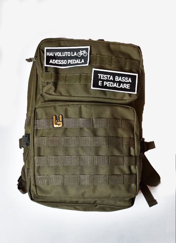 ZAINO PATCH VERDE MILITARE