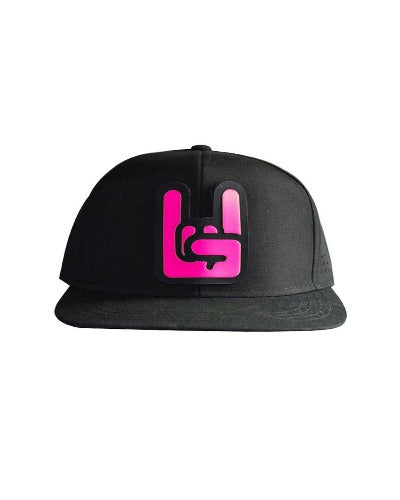 Cappellino Rapper Corna Fuxia