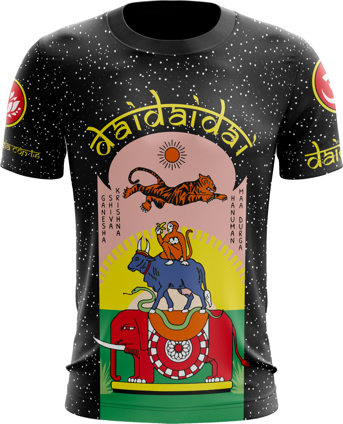 T-shirt mmc Run INDIA NAMASTE