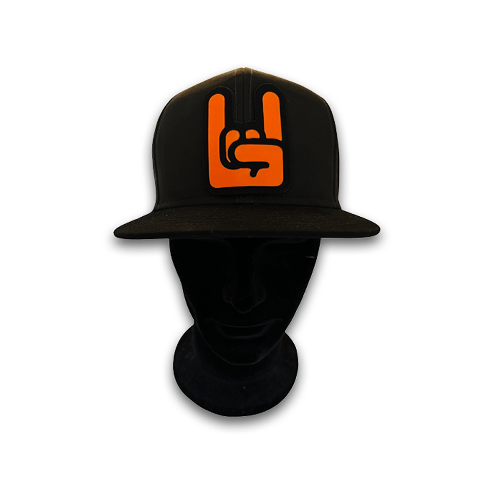 DaiDaiDai cappellino Cappellino Rapper Corna Arancione + Borraccia DAIDAIDAI