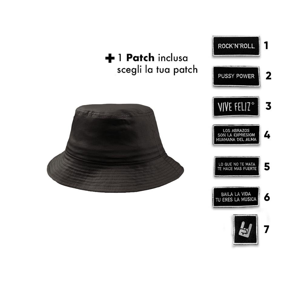 DAIDAIDAIOFFICIAL fisherman's hat with Patch