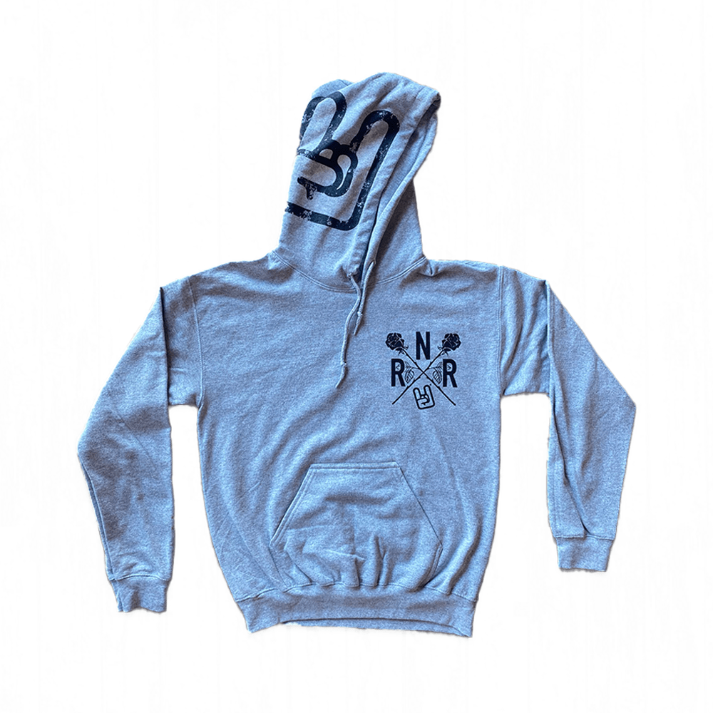 DAIDAIDAIOFFICIAL Hoodie RNR Grey