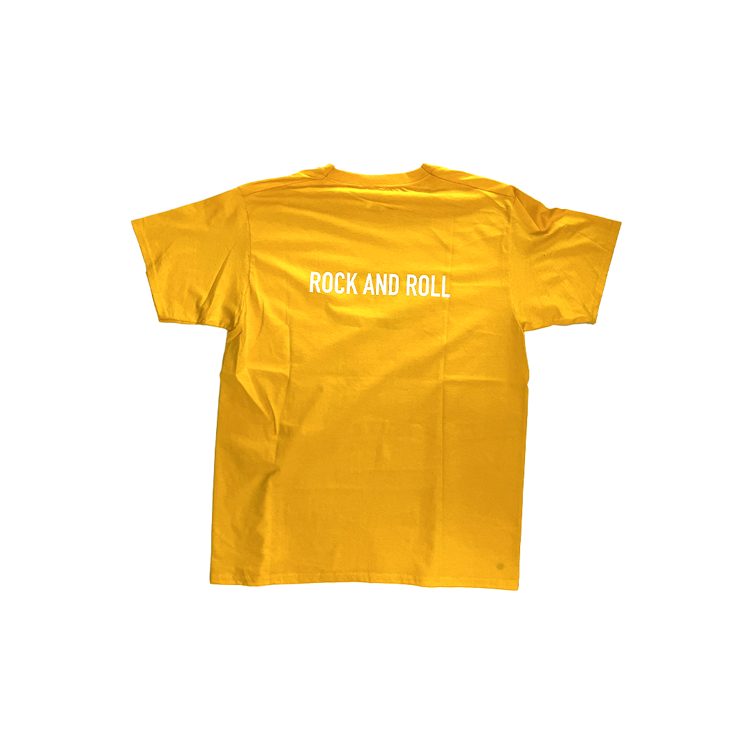 Tshirt gialla / arancio Rock N Roll