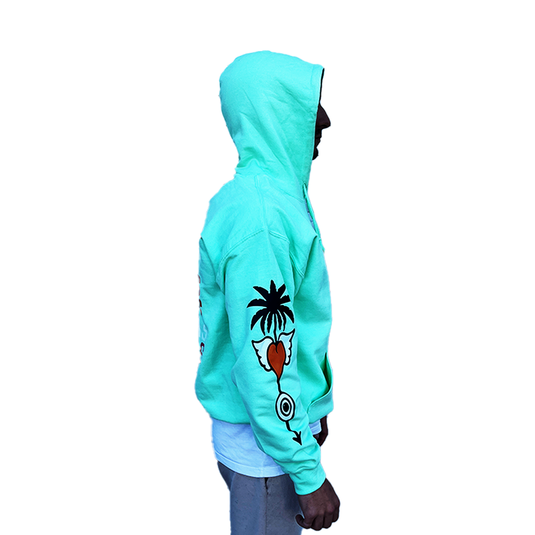 Hoodie Green Pastel