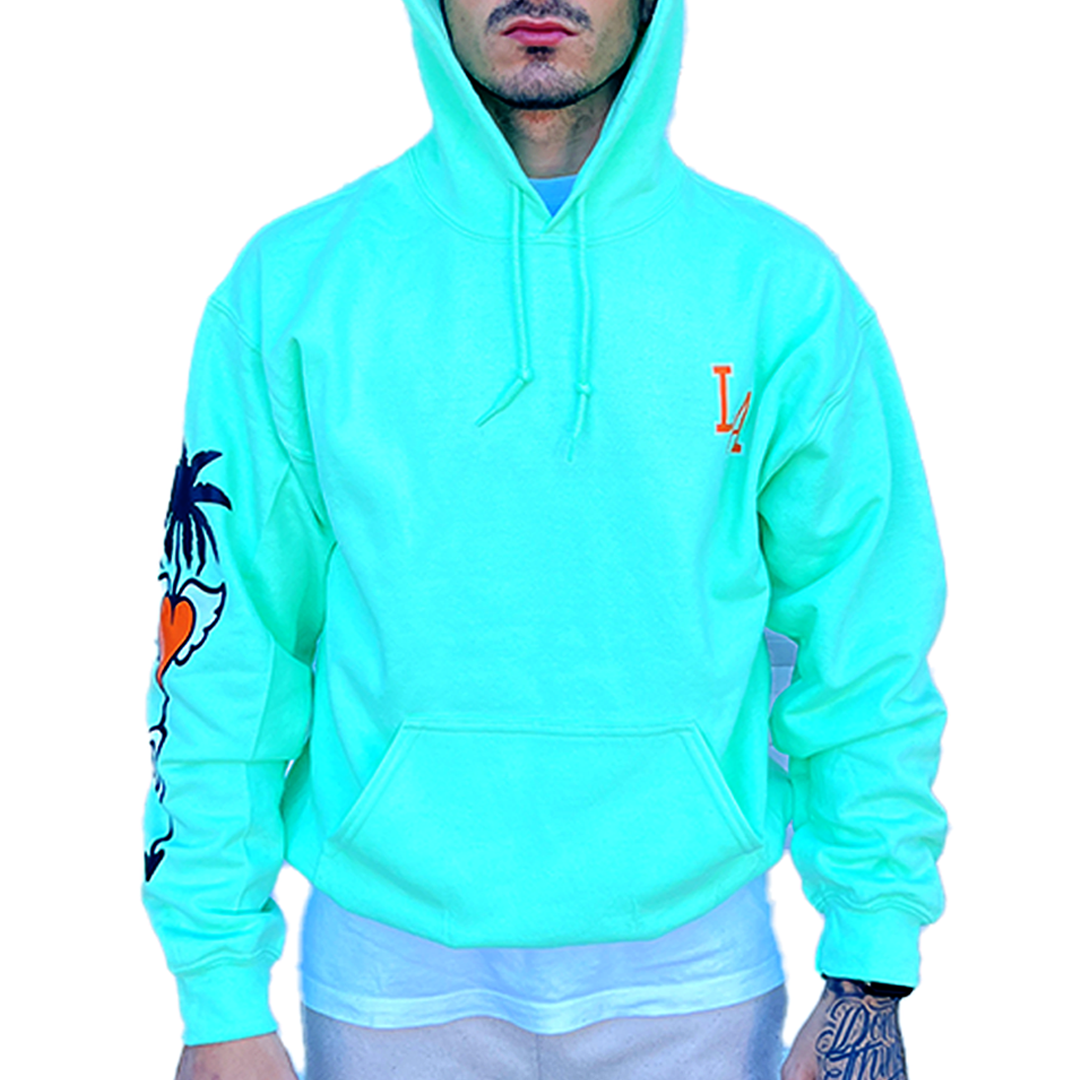 Hoodie Green Pastel